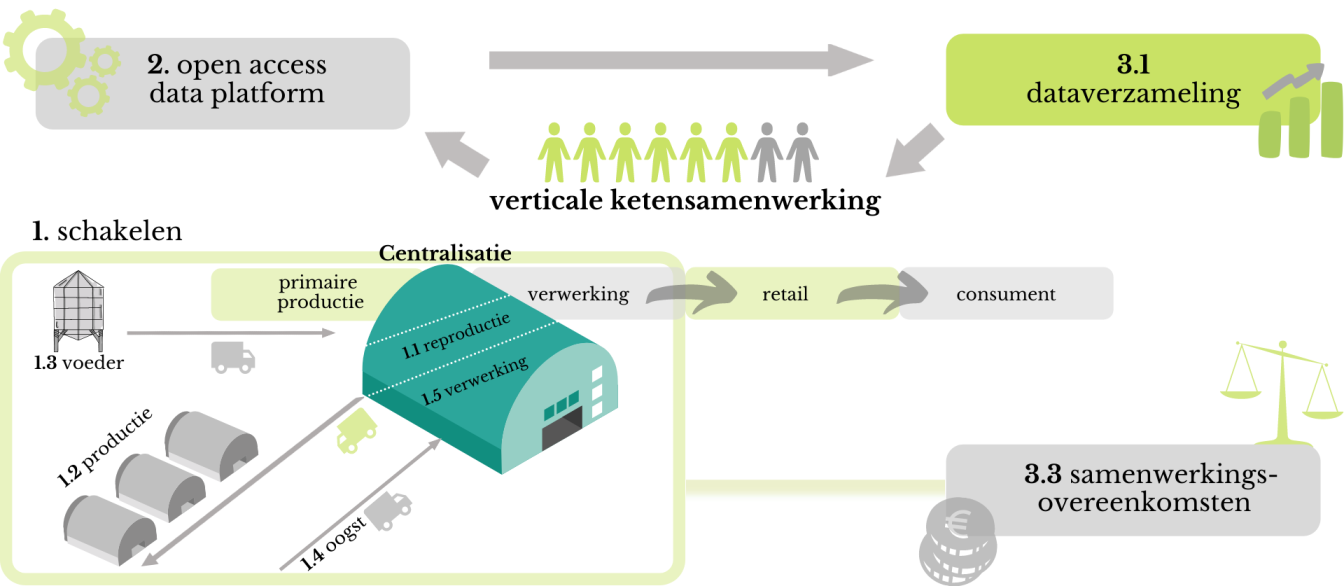 infographic over verticale ketensamenwerking