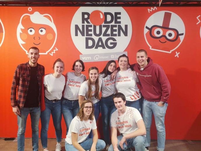 Studenten eventmanagement aan de slag voor rode neuzendag